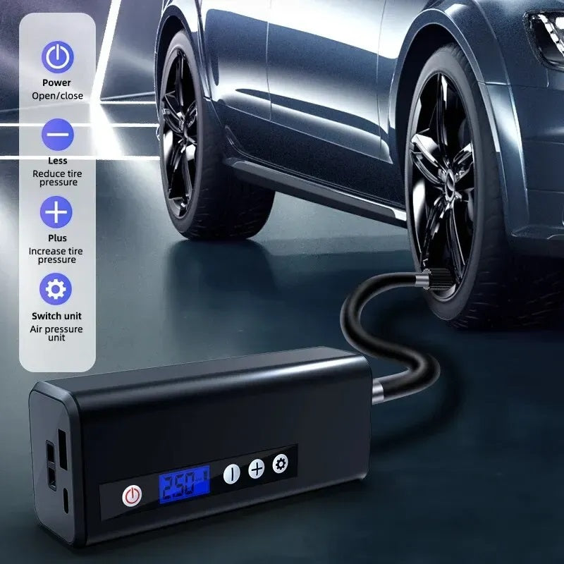 Portable Car Compressor 4000mAh